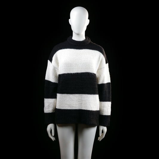 Lager 157 - sweater - Black, White - (Storlek: XS, S)