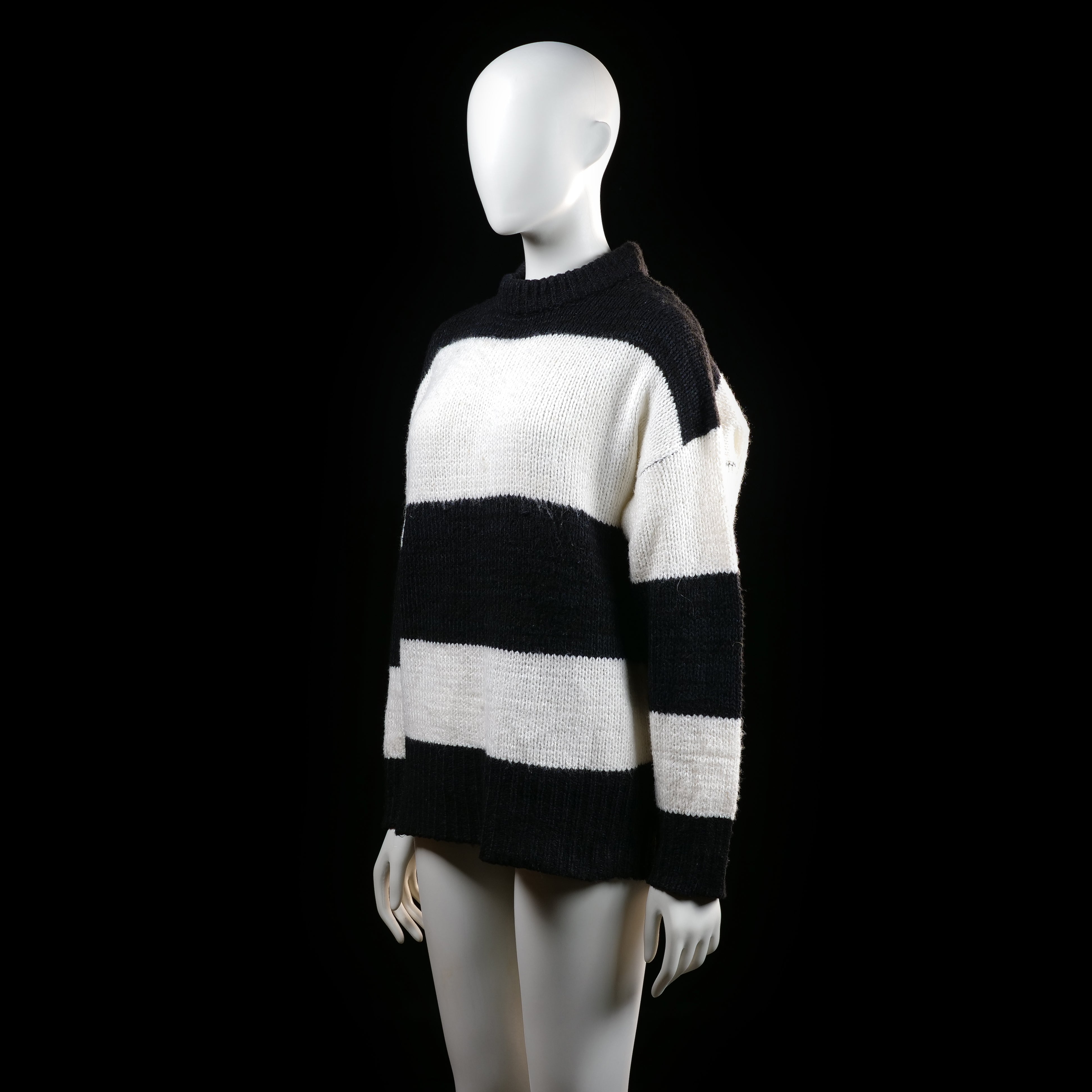 Lager 157 - sweater - Black, White - (Storlek: XS, S)