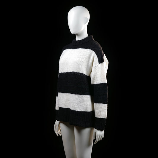 Lager 157 - sweater - Black, White - (Storlek: XS, S)