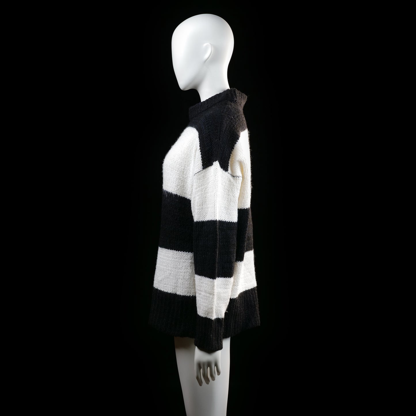 Lager 157 - sweater - Black, White - (Storlek: XS, S)
