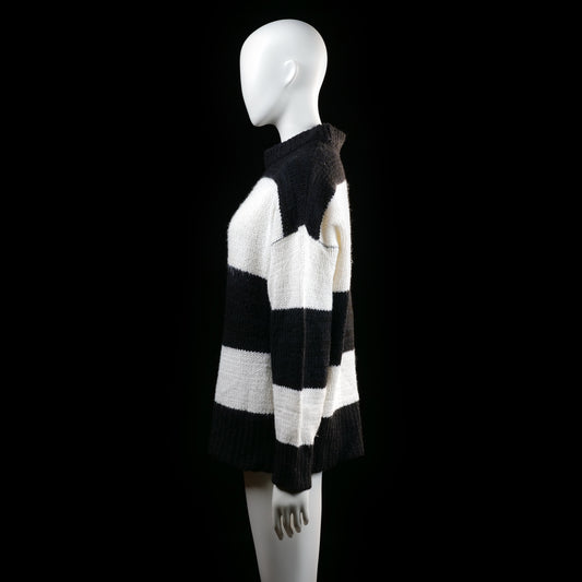 Lager 157 - sweater - Black, White - (Storlek: XS, S)