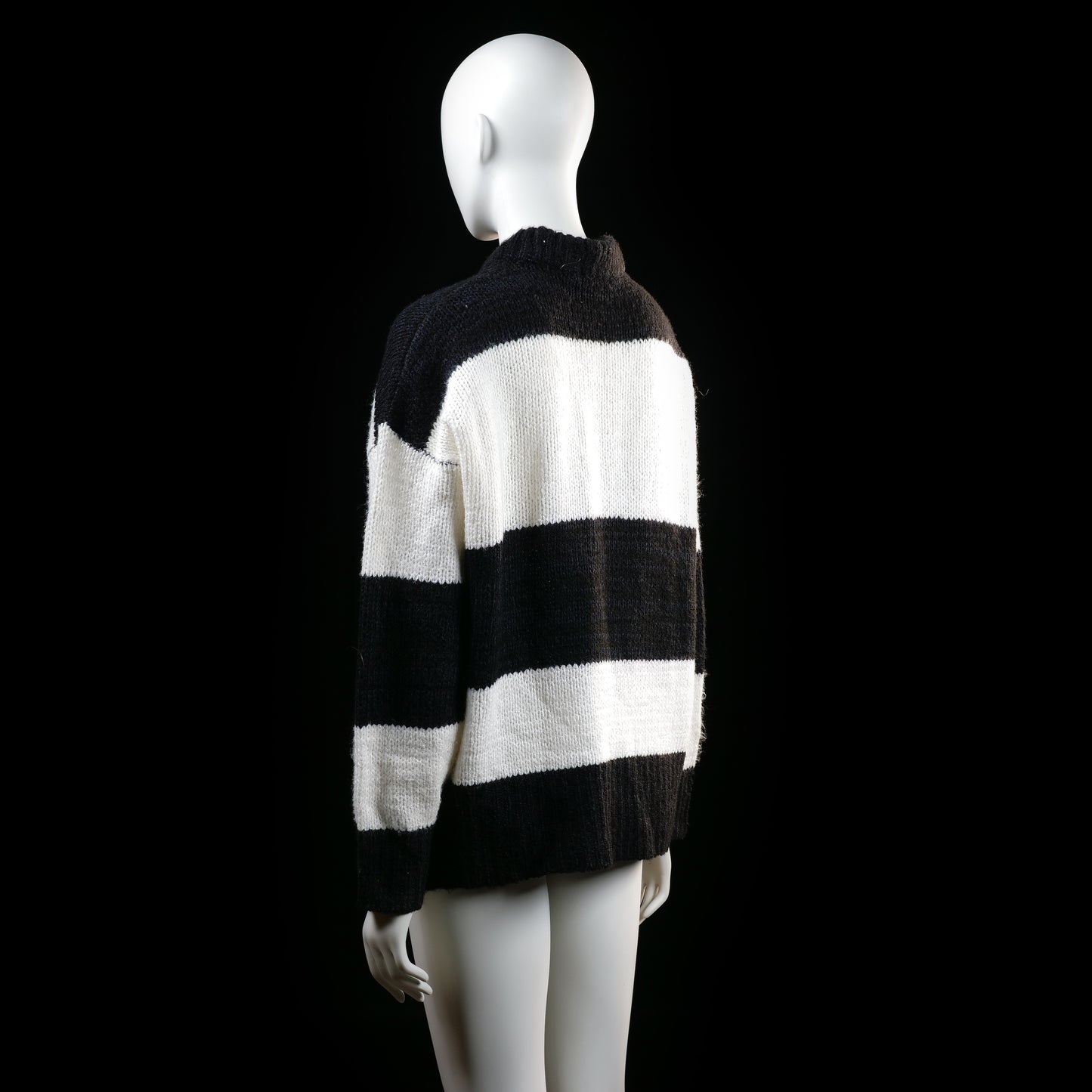 Lager 157 - sweater - Black, White - (Storlek: XS, S)