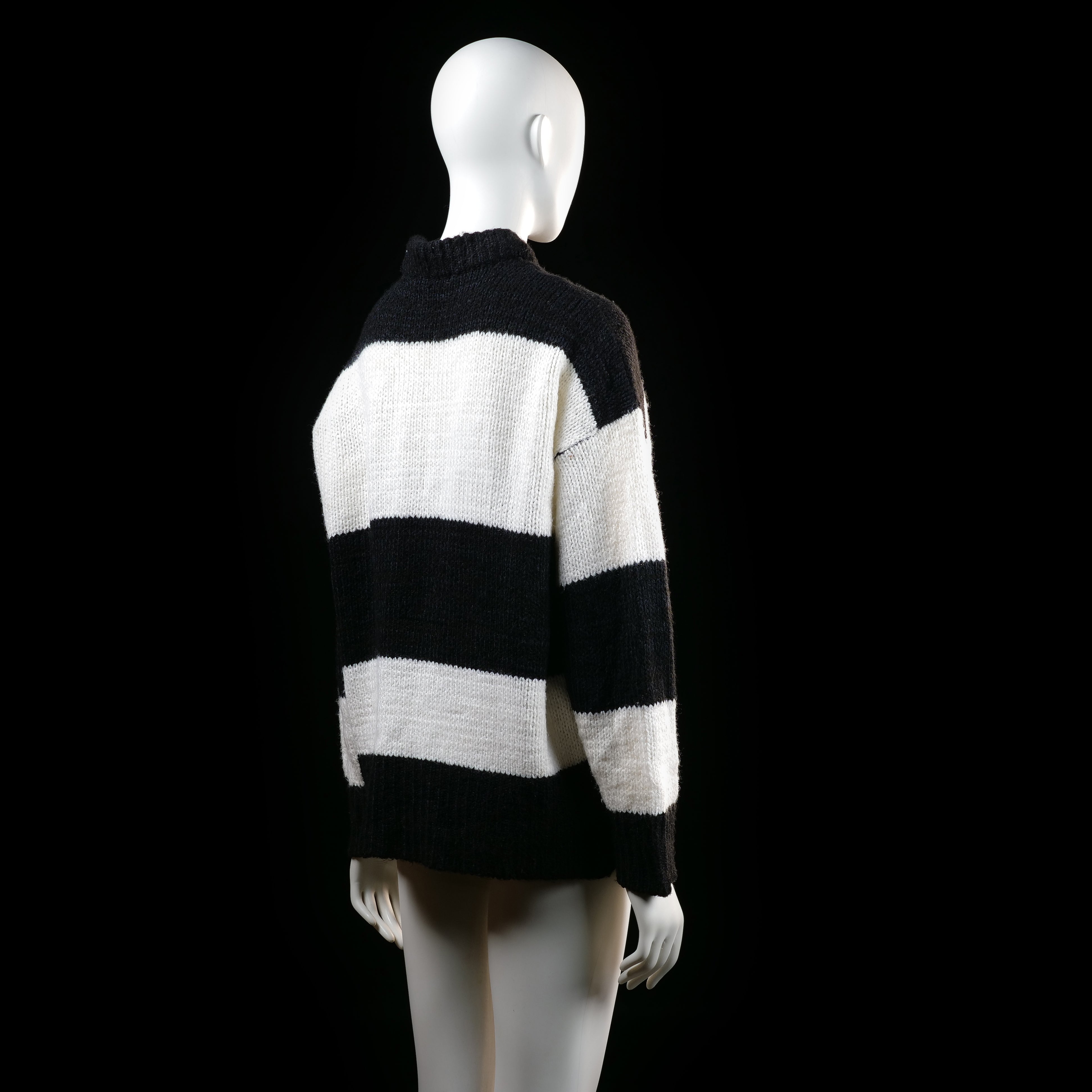 Lager 157 - sweater - Black, White - (Storlek: XS, S)
