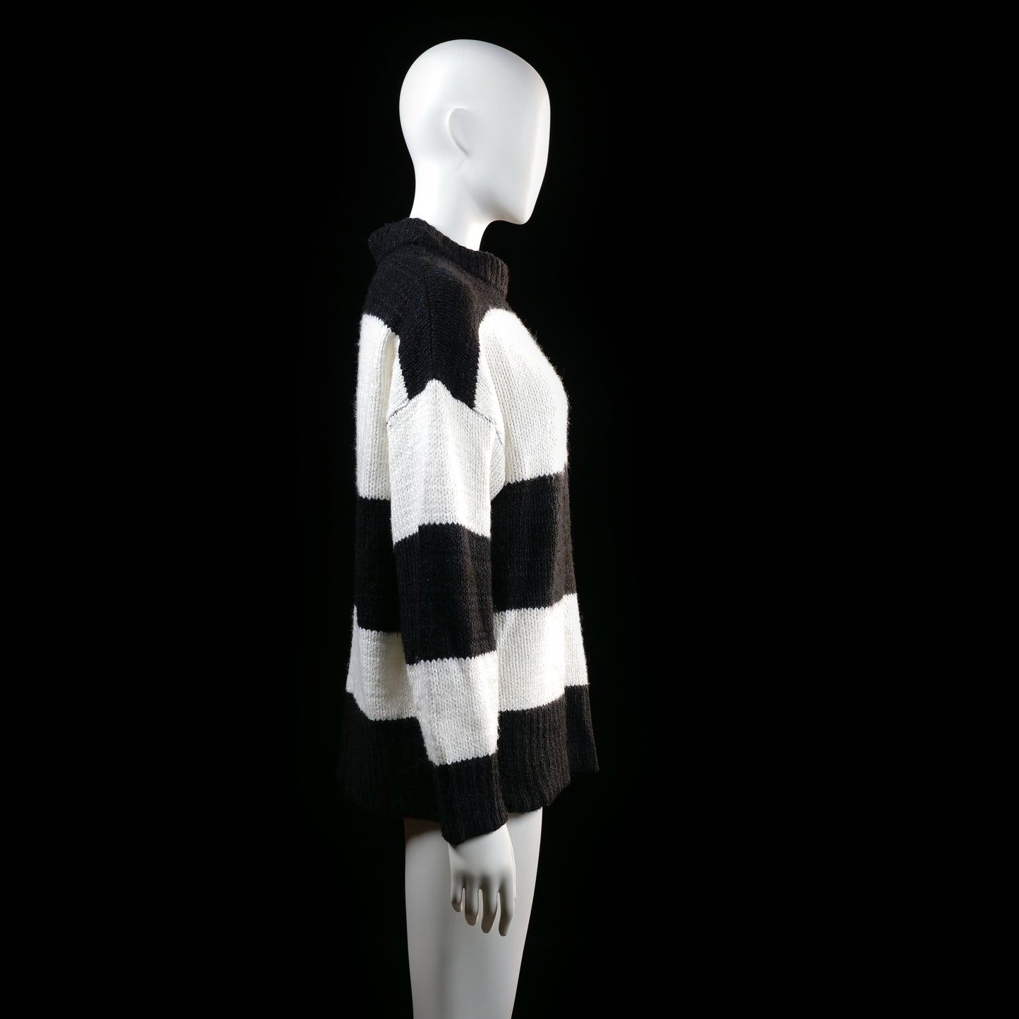 Lager 157 - sweater - Black, White - (Storlek: XS, S)
