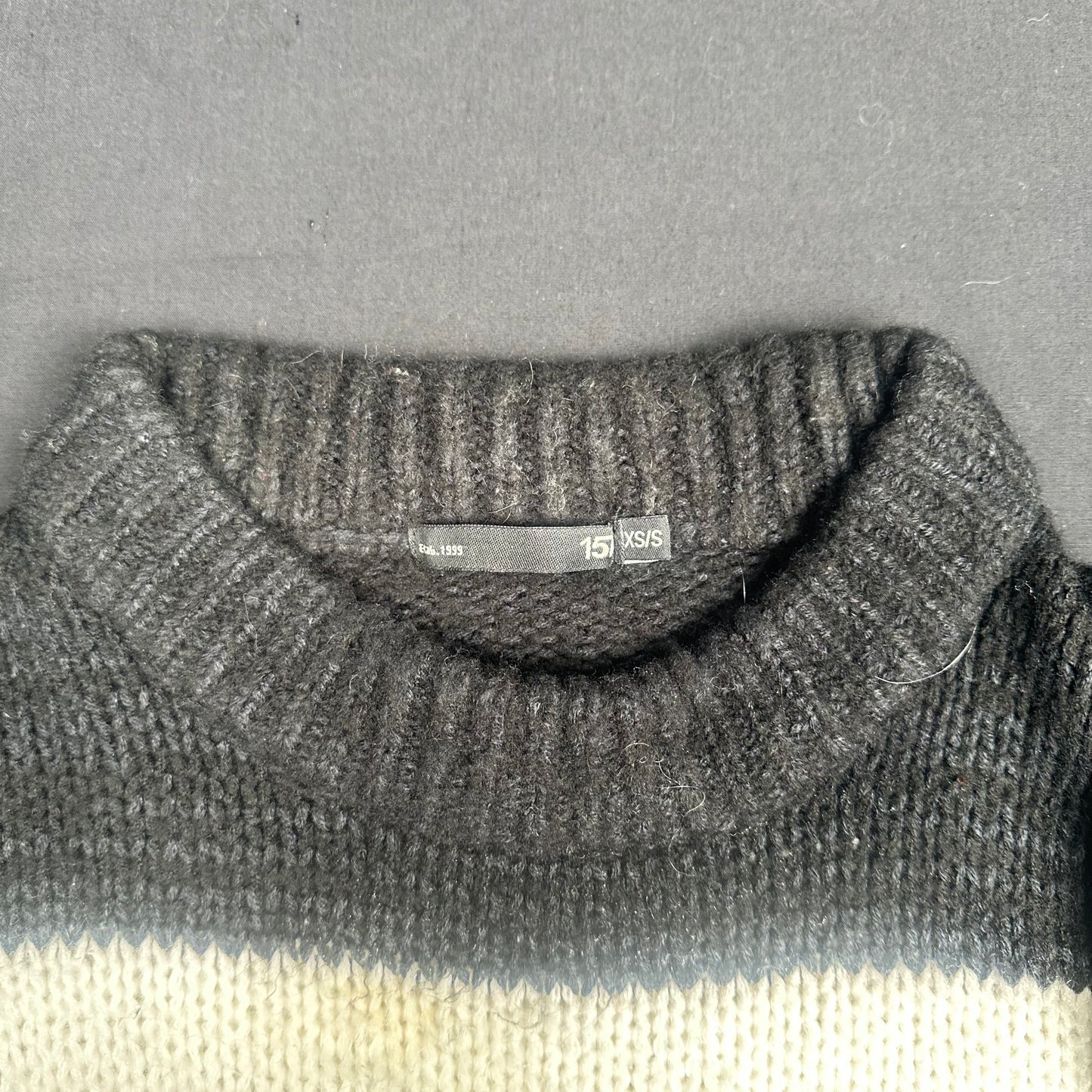 Lager 157 - sweater - Black, White - (Storlek: XS, S)
