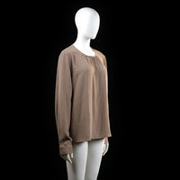 Vero Moda - blouse - Taupe - (Storlek: L)