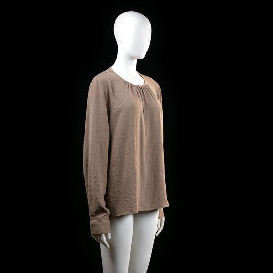 Vero Moda - blouse - Taupe - (Storlek: L)