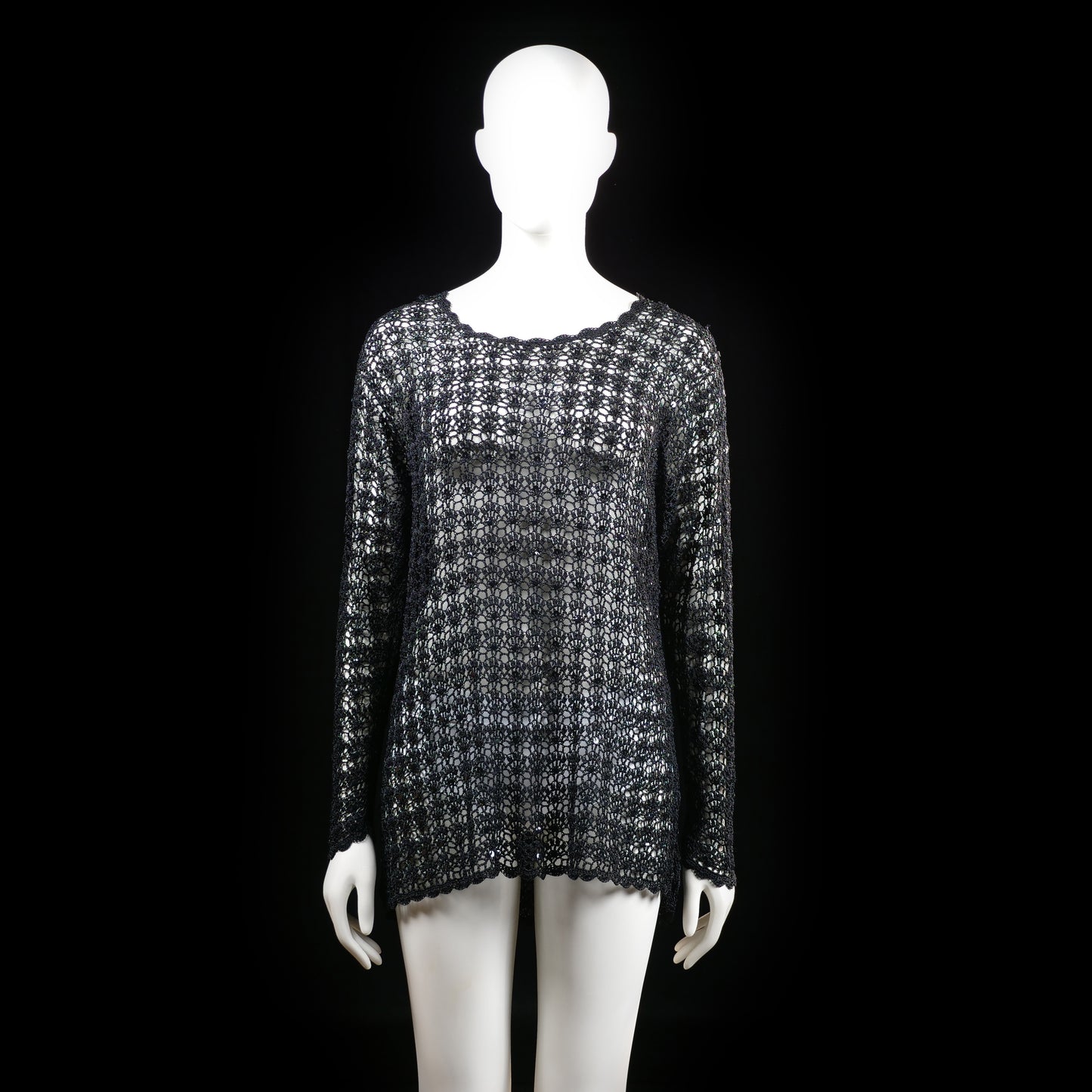 Adelsten - tunic - Black, White - (Storlek: 42, 44)