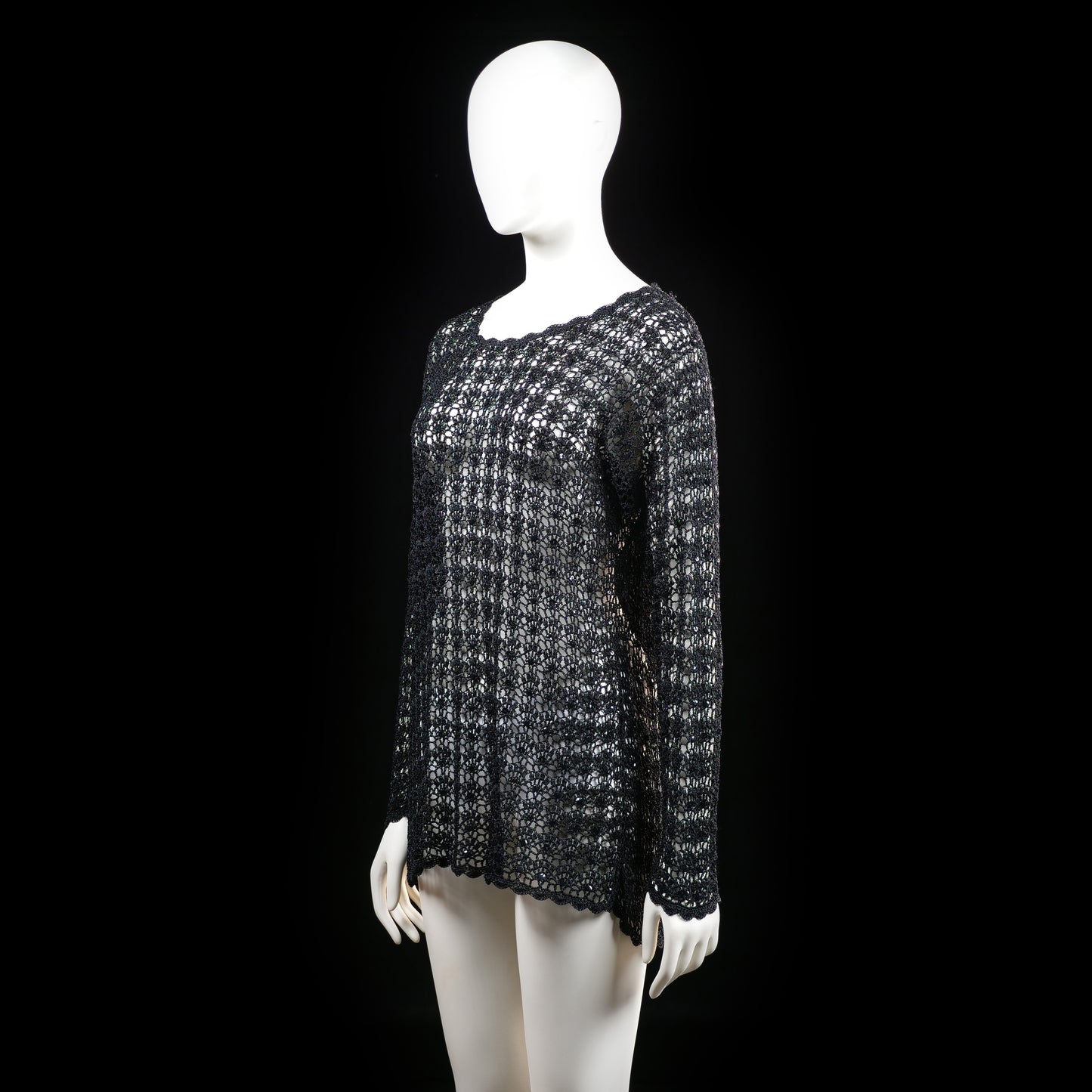 Adelsten - tunic - Black, White - (Storlek: 42, 44)