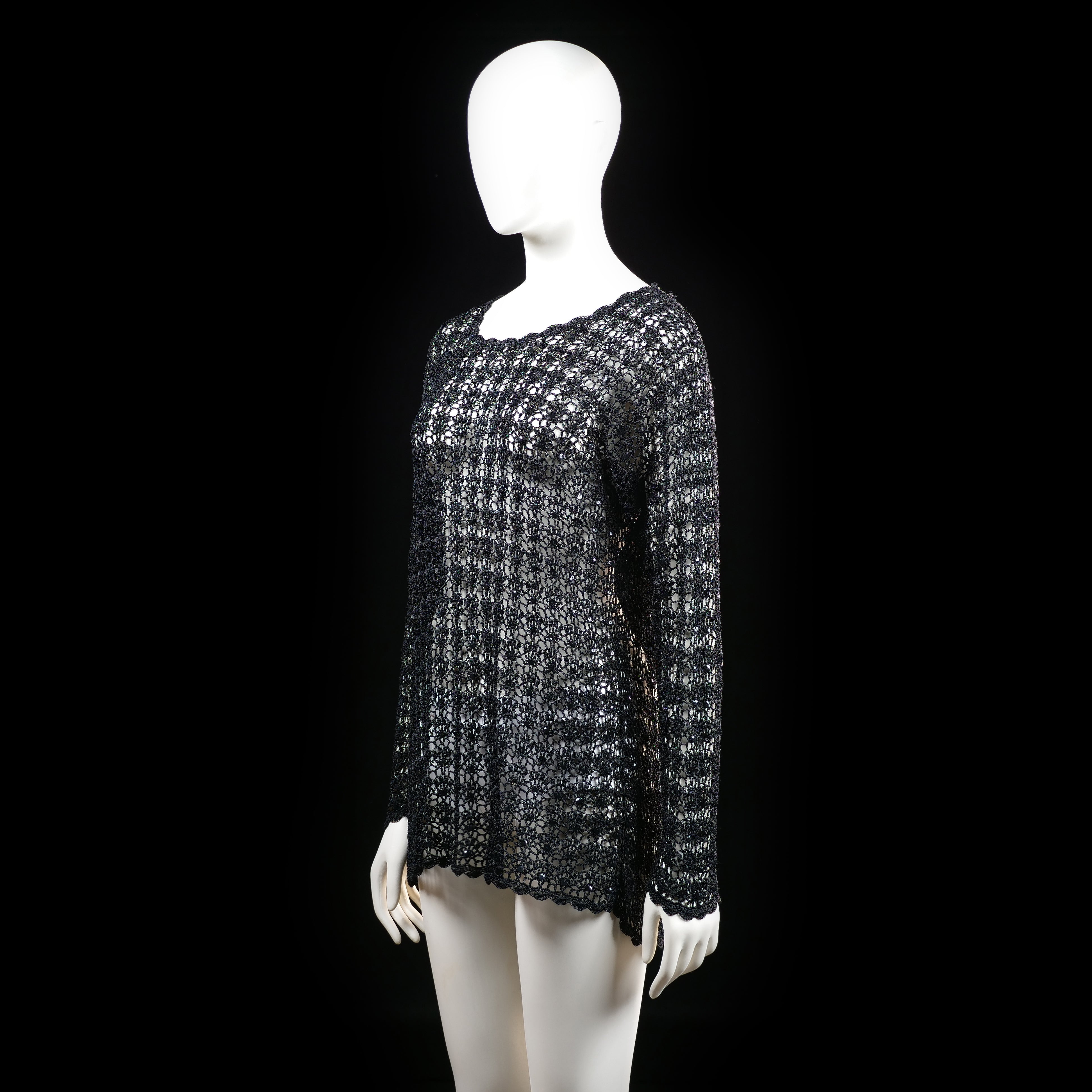 Adelsten - tunic - Black, White - (Storlek: 42, 44)