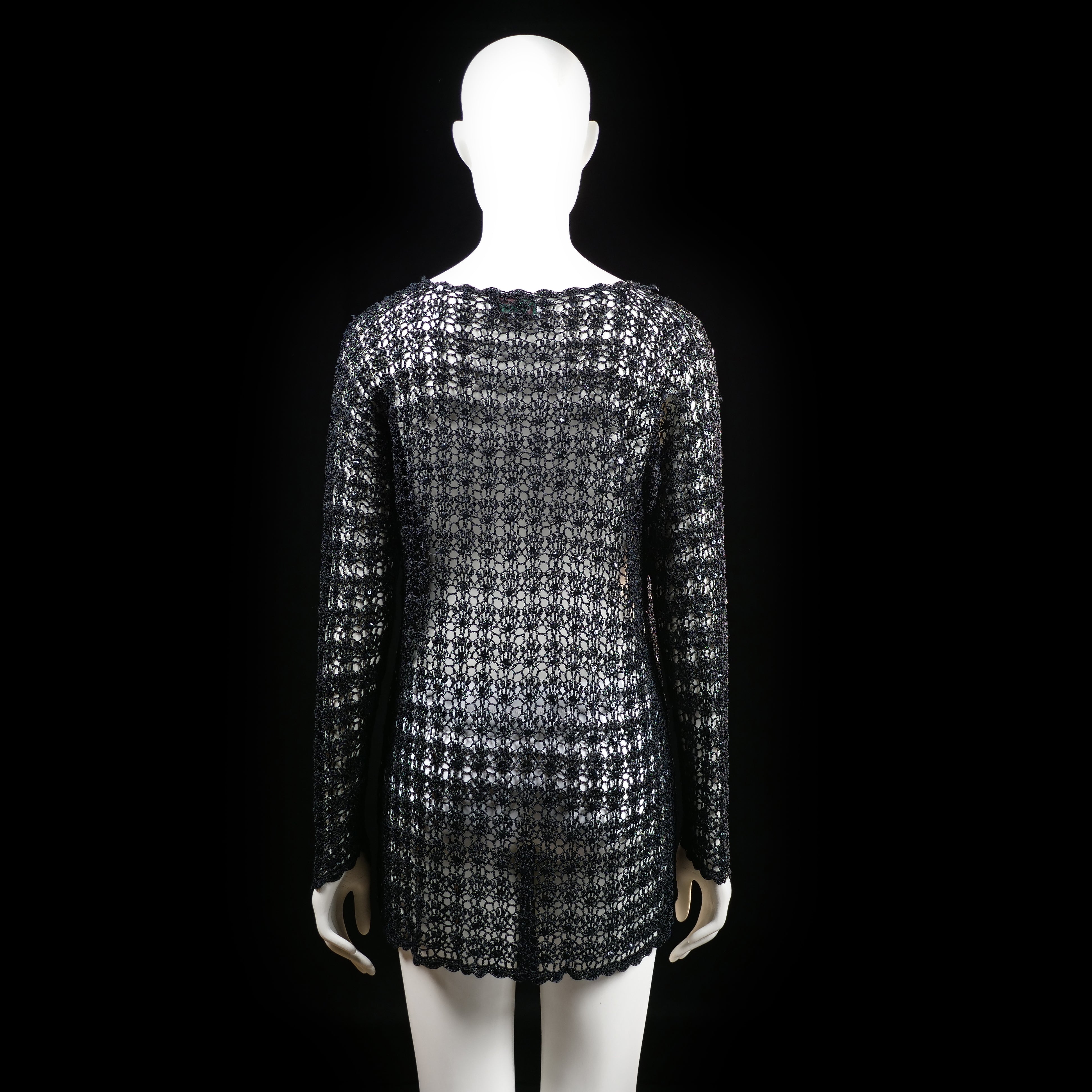 Adelsten - tunic - Black, White - (Storlek: 42, 44)