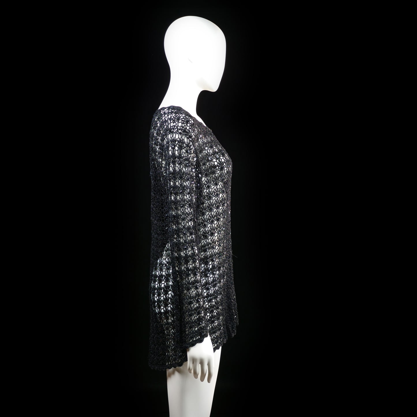 Adelsten - tunic - Black, White - (Storlek: 42, 44)