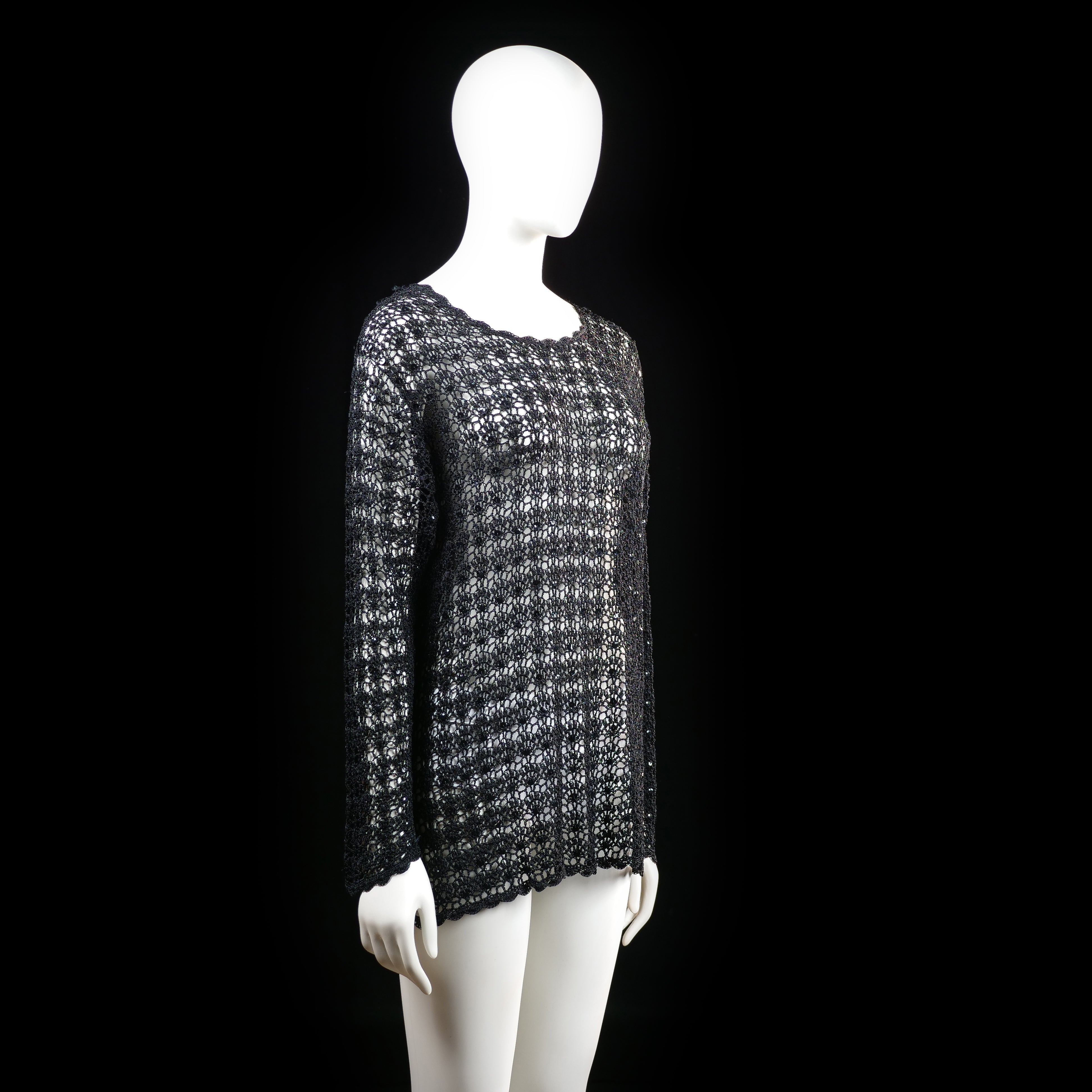 Adelsten - tunic - Black, White - (Storlek: 42, 44)