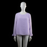 Shein - blouse - Lavender - (Storlek: L)