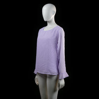 Shein - blouse - Lavender - (Storlek: L)