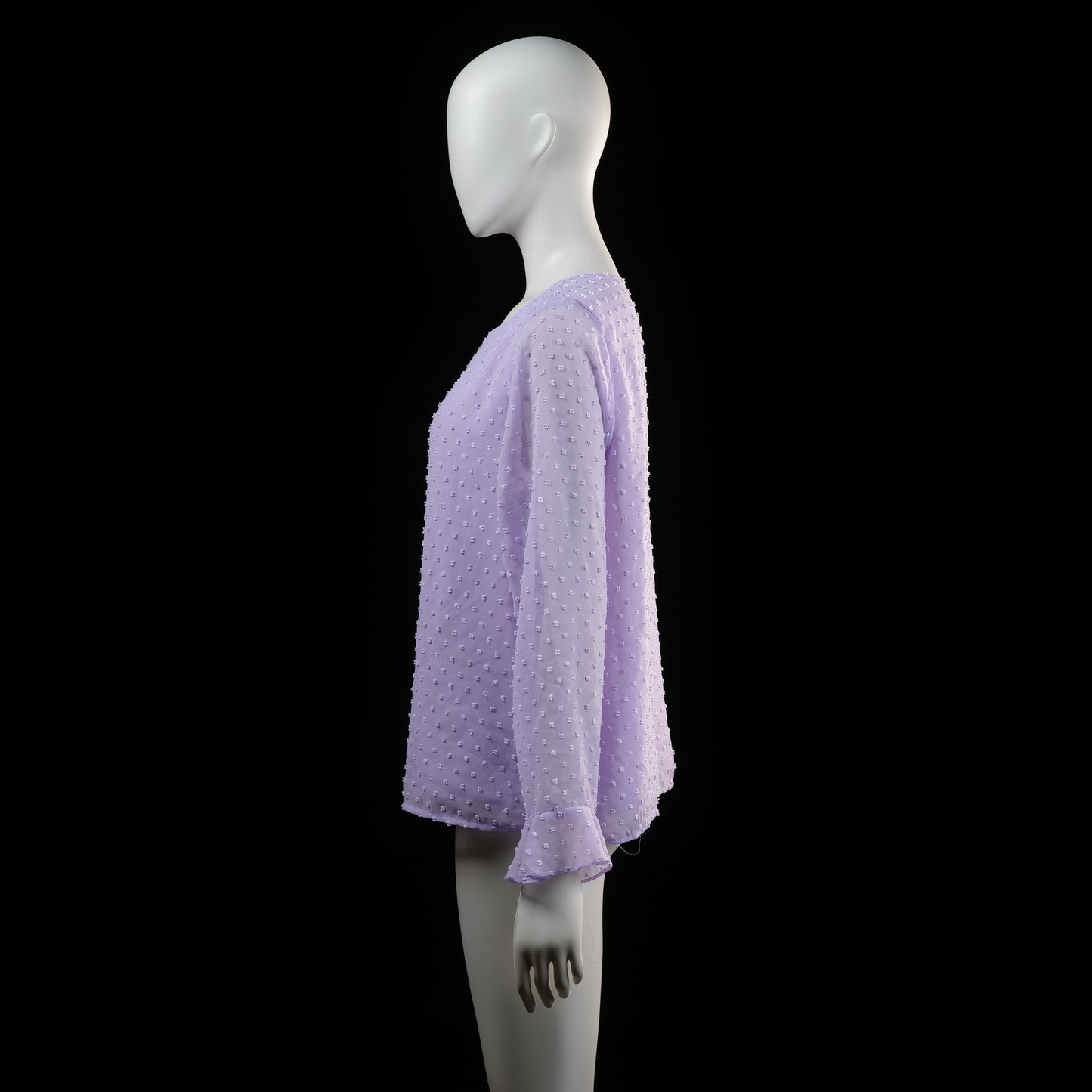 Shein - blouse - Lavender - (Storlek: L)
