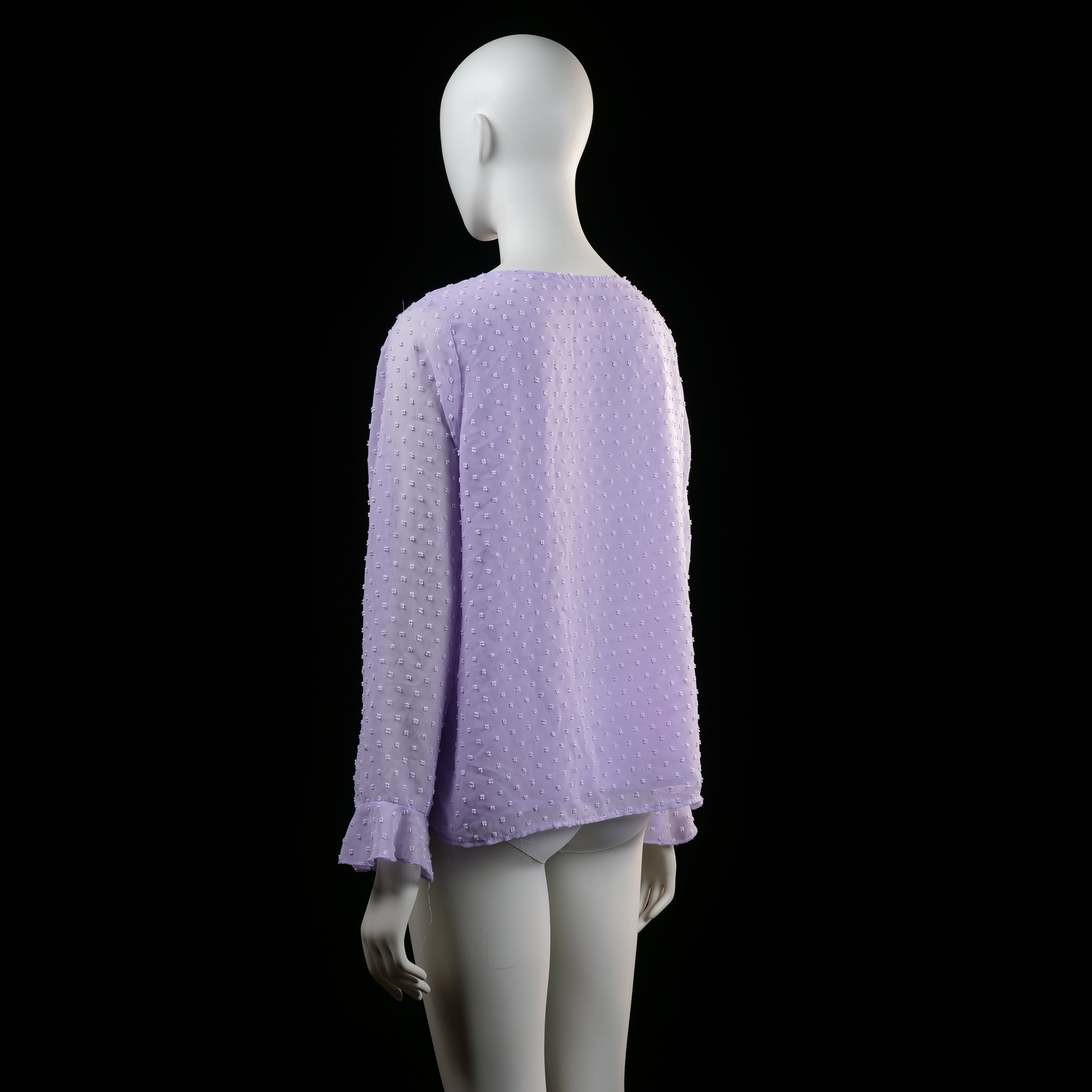 Shein - blouse - Lavender - (Storlek: L)