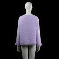 Shein - blouse - Lavender - (Storlek: L)