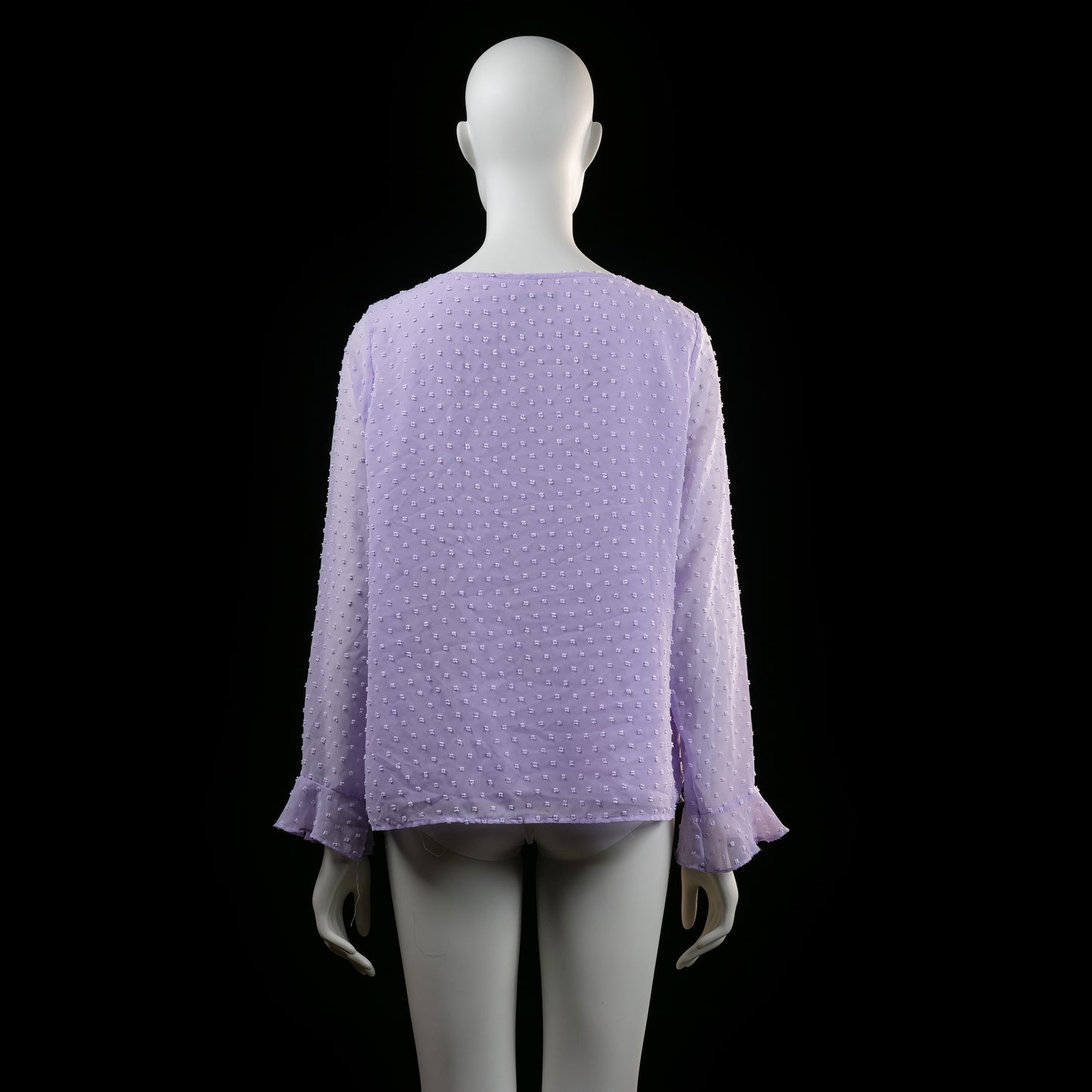 Shein - blouse - Lavender - (Storlek: L)