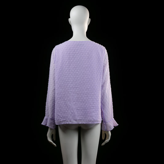 Shein - blouse - Lavender - (Storlek: L)