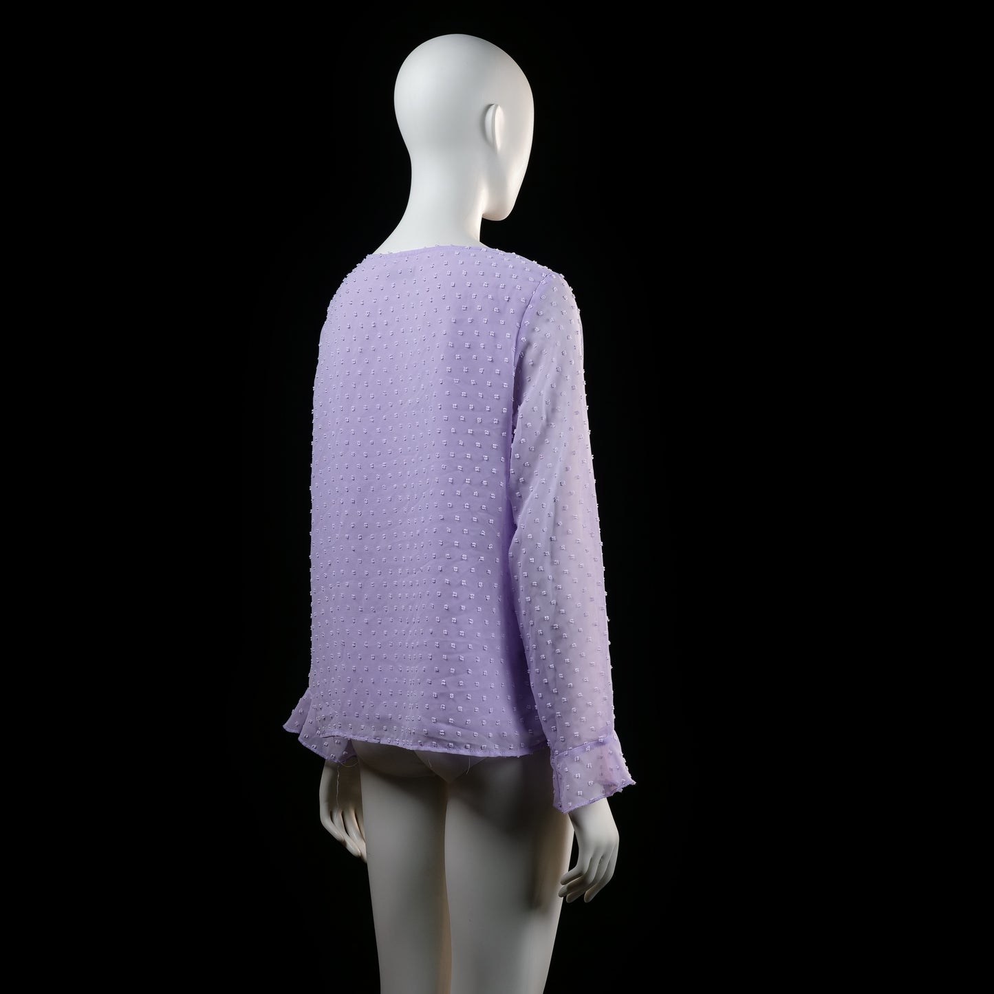 Shein - blouse - Lavender - (Storlek: L)