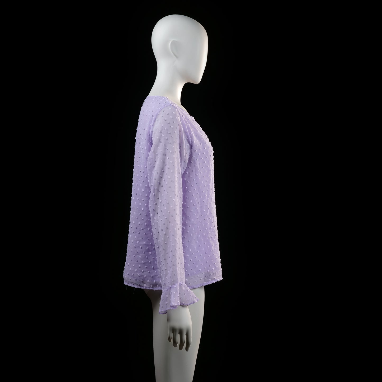 Shein - blouse - Lavender - (Storlek: L)
