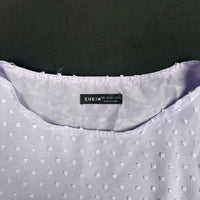 Shein - blouse - Lavender - (Storlek: L)