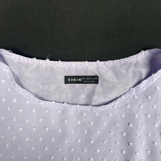 Shein - blouse - Lavender - (Storlek: L)