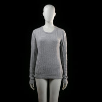 Gina Tricot - sweater - Light Gray - (Storlek: XL)