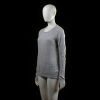 Gina Tricot - sweater - Light Gray - (Storlek: XL)