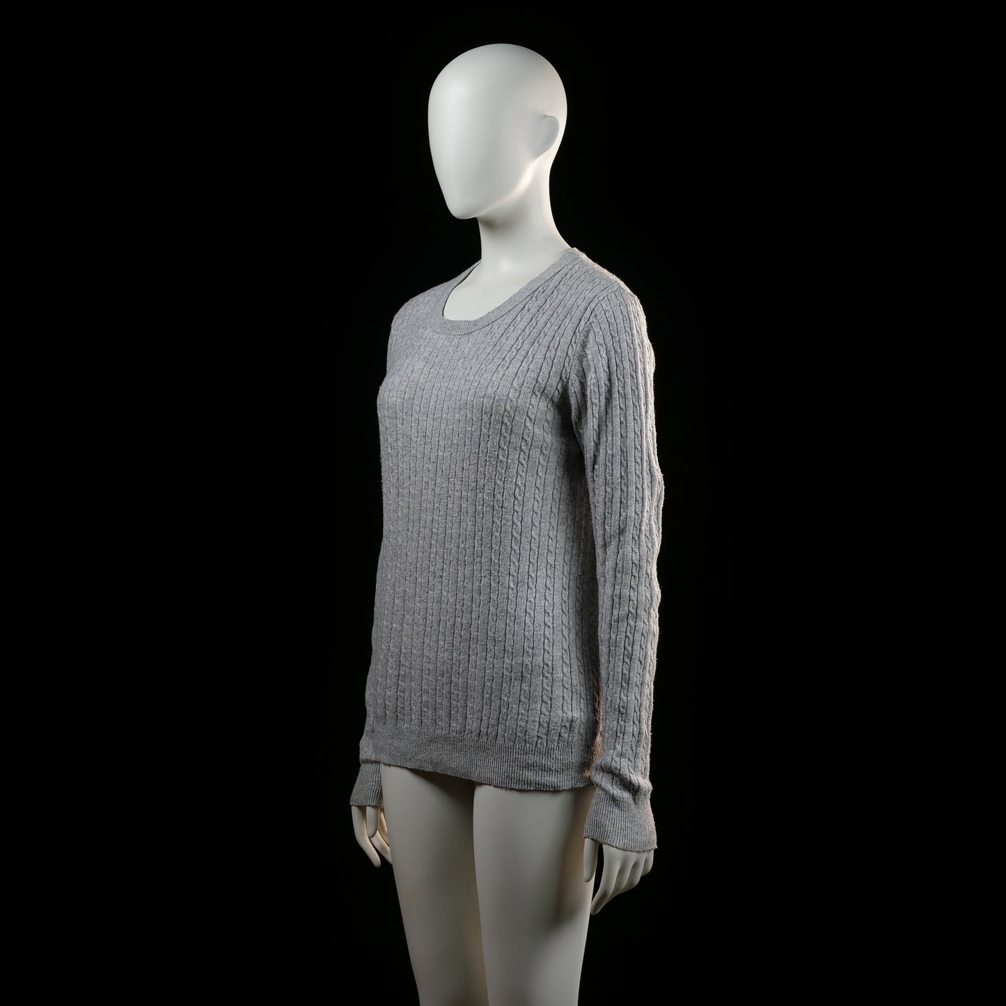 Gina Tricot - sweater - Light Gray - (Storlek: XL)