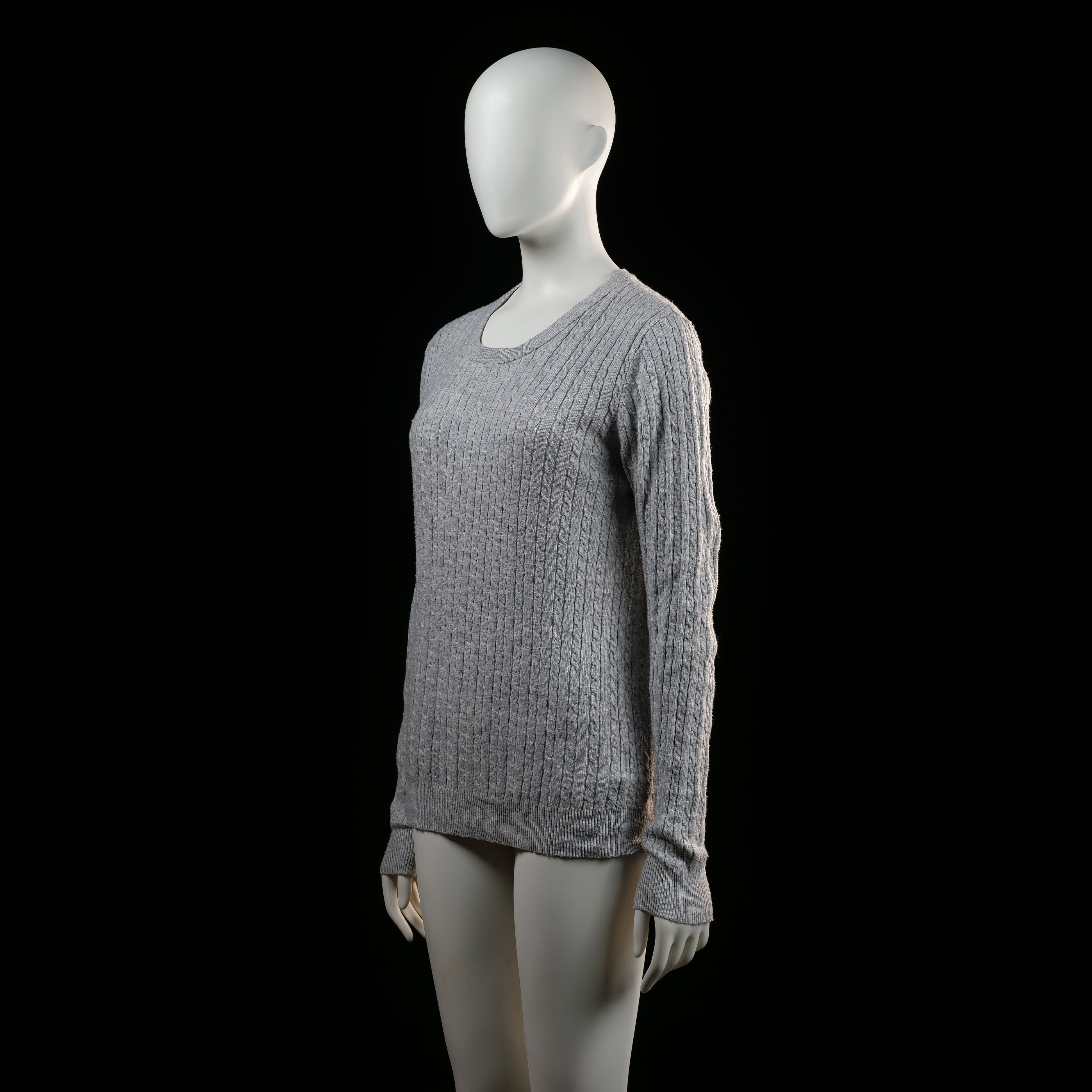 Gina Tricot - sweater - Light Gray - (Storlek: XL)