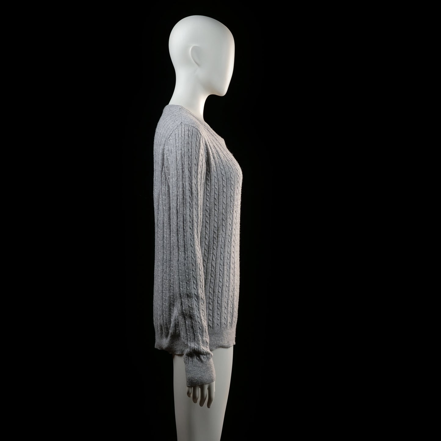 Gina Tricot - sweater - Light Gray - (Storlek: XL)