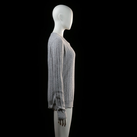 Gina Tricot - sweater - Light Gray - (Storlek: XL)