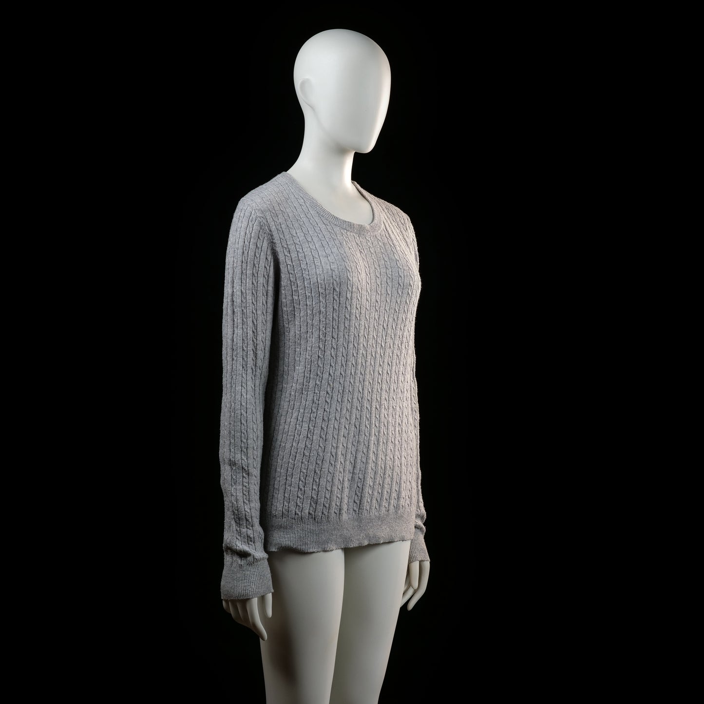 Gina Tricot - sweater - Light Gray - (Storlek: XL)