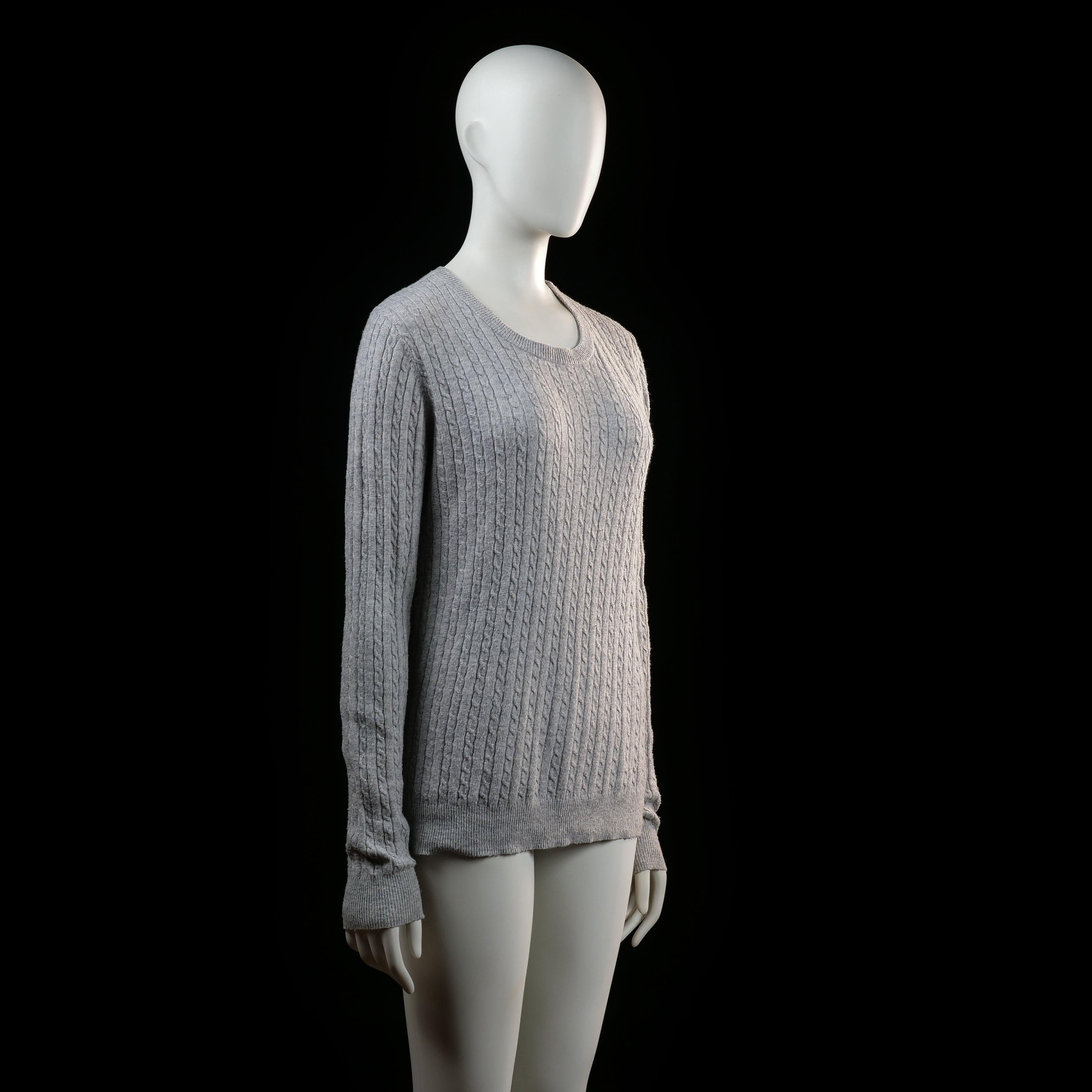 Gina Tricot - sweater - Light Gray - (Storlek: XL)