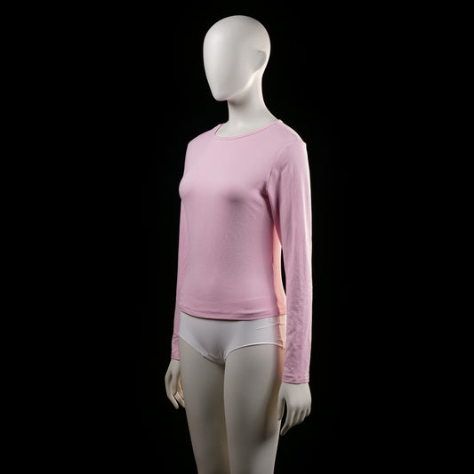 long-sleeve top - Pink - (Storlek: S)