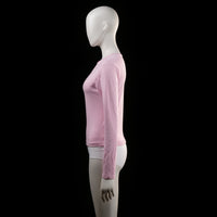 long-sleeve top - Pink - (Storlek: S)
