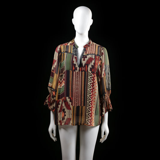 Tramontana - blouse - MULTICOLORED - (Storlek: 42)