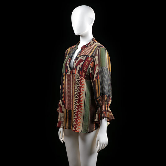 Tramontana - blouse - MULTICOLORED - (Storlek: 42)