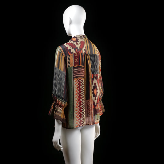 Tramontana - blouse - MULTICOLORED - (Storlek: 42)