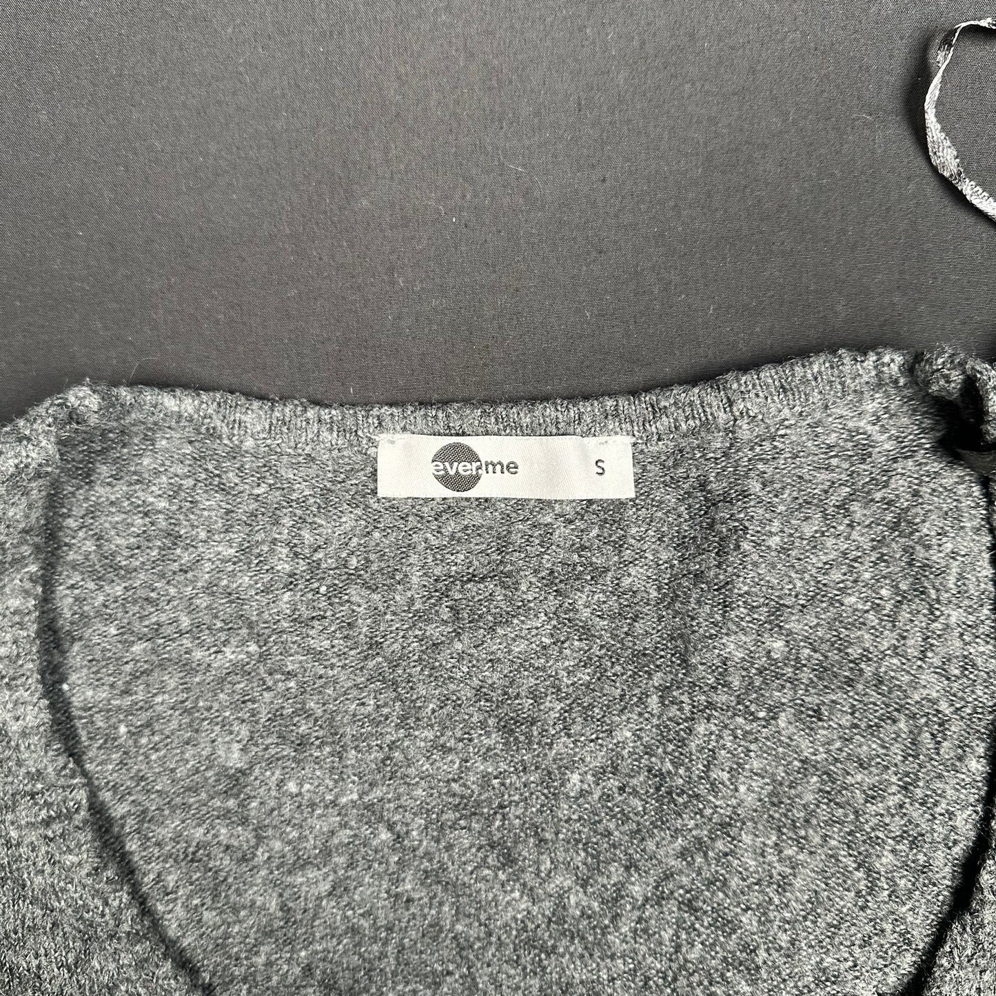 Ever.Me - sweater - Dark Gray - (Storlek: S)