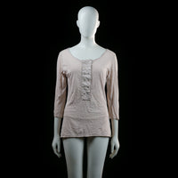 Maison Scotch - long-sleeve top - Ivory - (Storlek: S)