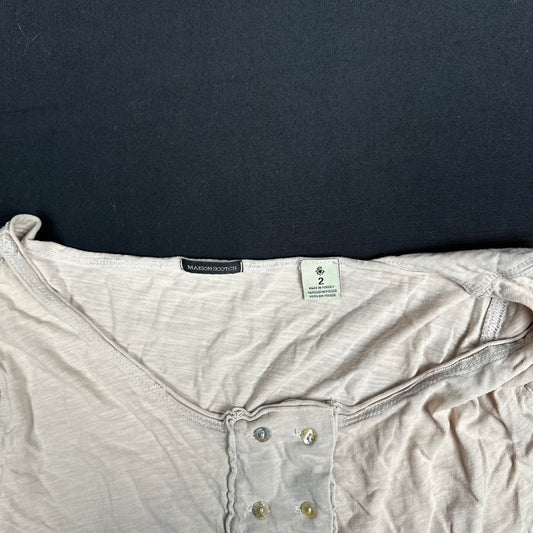 Maison Scotch - long-sleeve top - Ivory - (Storlek: S)