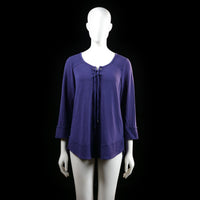 Cable & Gauge - tunic - Purple - (Storlek: M)
