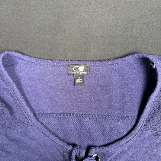 Cable & Gauge - tunic - Purple - (Storlek: M)