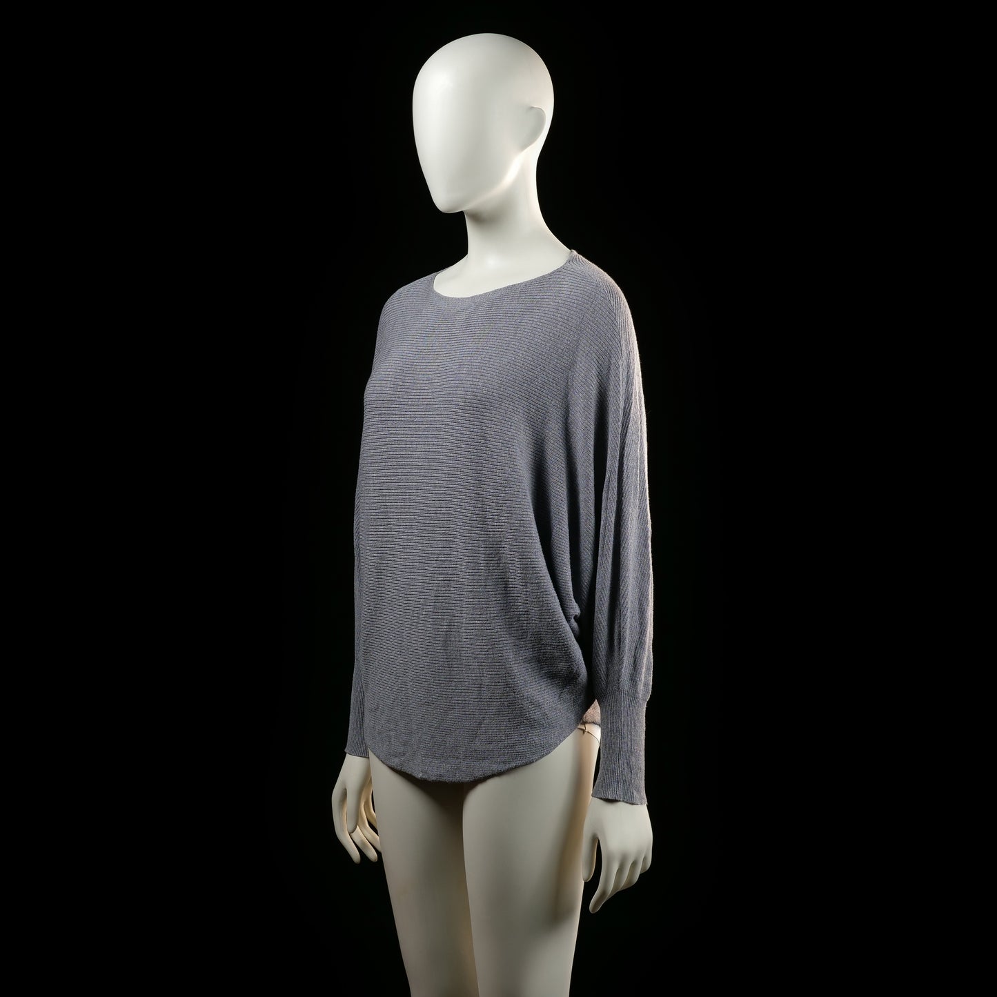 Beauty Women - sweater - Light Gray, Light Blue - (Storlek: M, L)