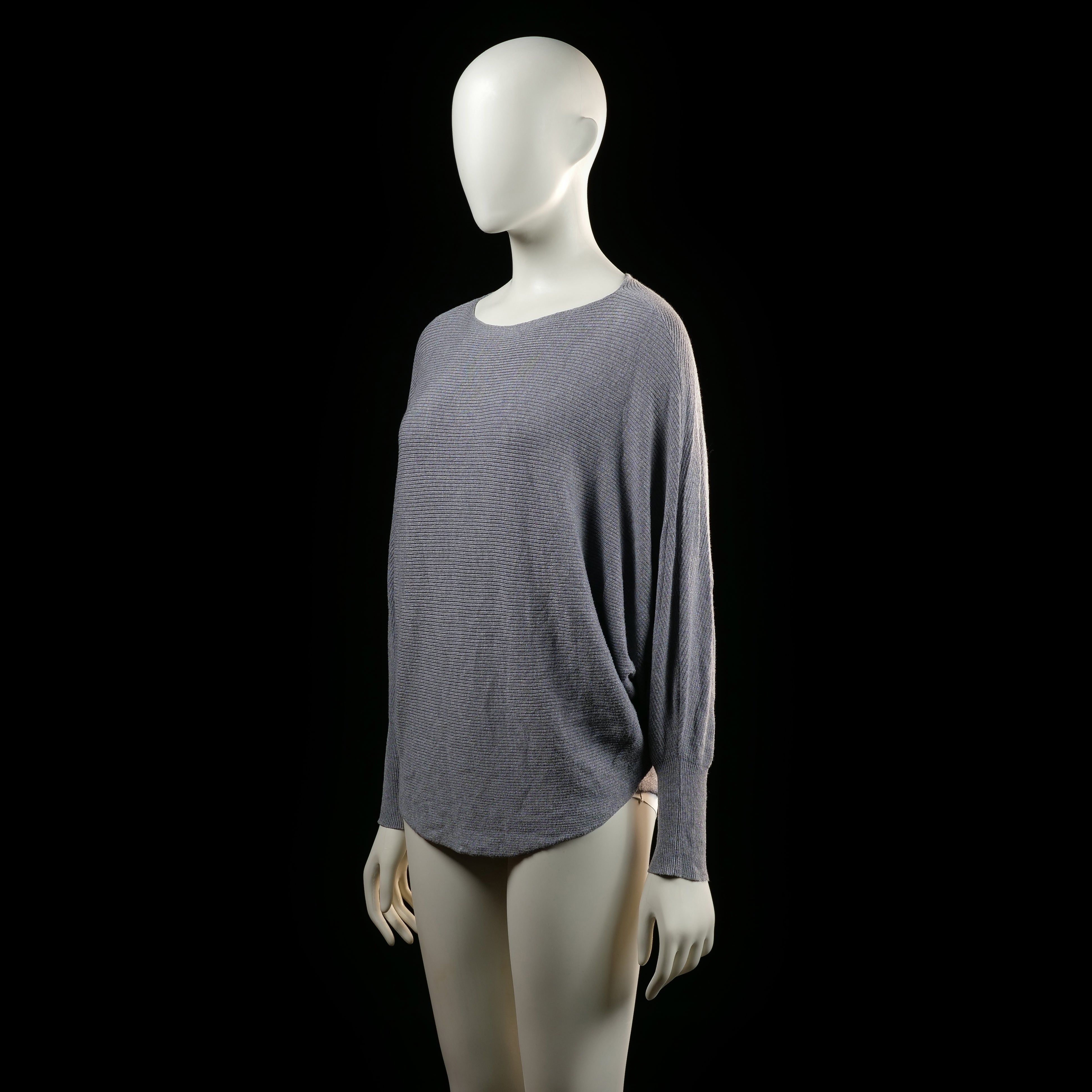 Beauty Women - sweater - Light Gray, Light Blue - (Storlek: M, L)