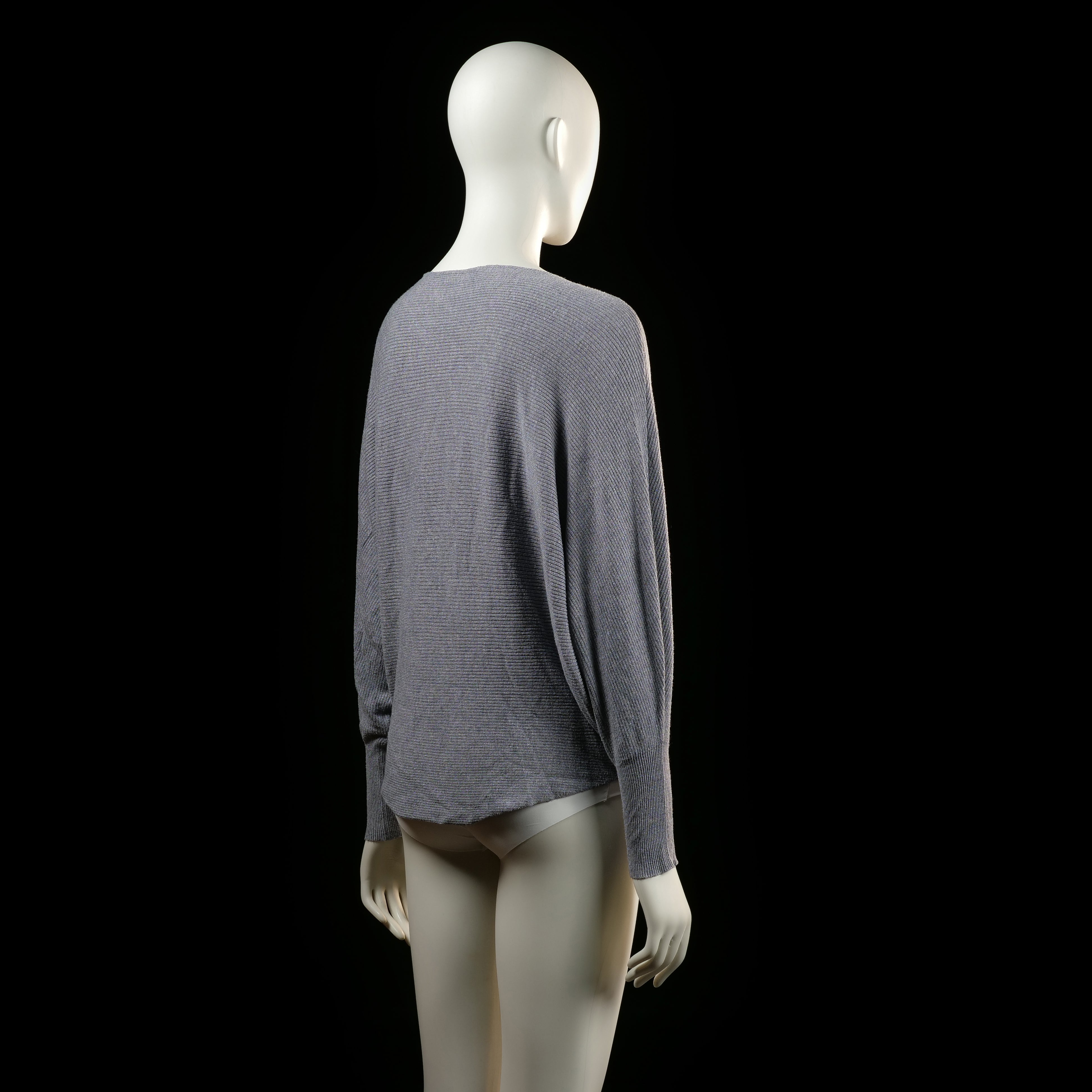 Beauty Women - sweater - Light Gray, Light Blue - (Storlek: M, L)