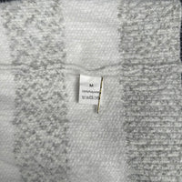 turtleneck - White, Light Gray - (Storlek: M)